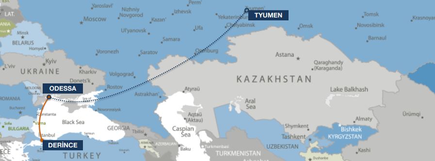 Derince, Turkey - Tyumen Siberia, Russian Federation