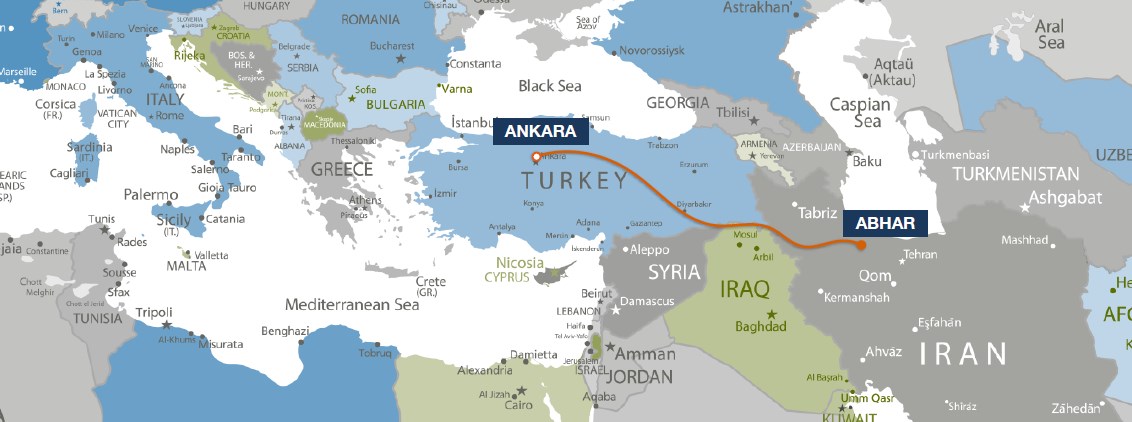 Ankara, Turkey - Abhar, Iran