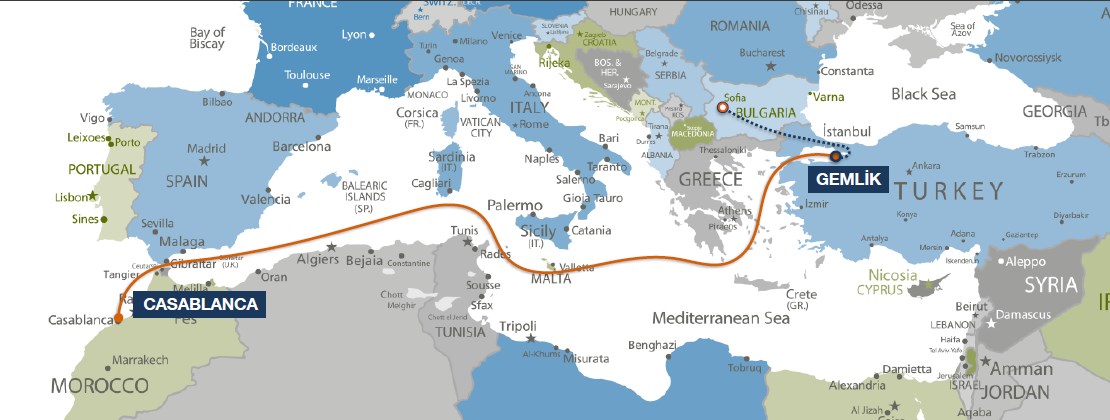 Sofia, Bulgaria - Casablanca, Morocco